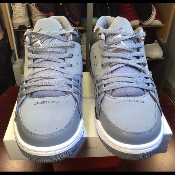 RARE 2013 Nike Jordan Flight Club Mens Basketball Shoes Grey Sneakers 599929-005 - Picture 2 of 16